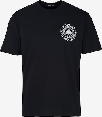 REPLAY Shirt in Black: front