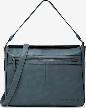 Herling Shopper 'Schumann' in Blau: Vorderseite