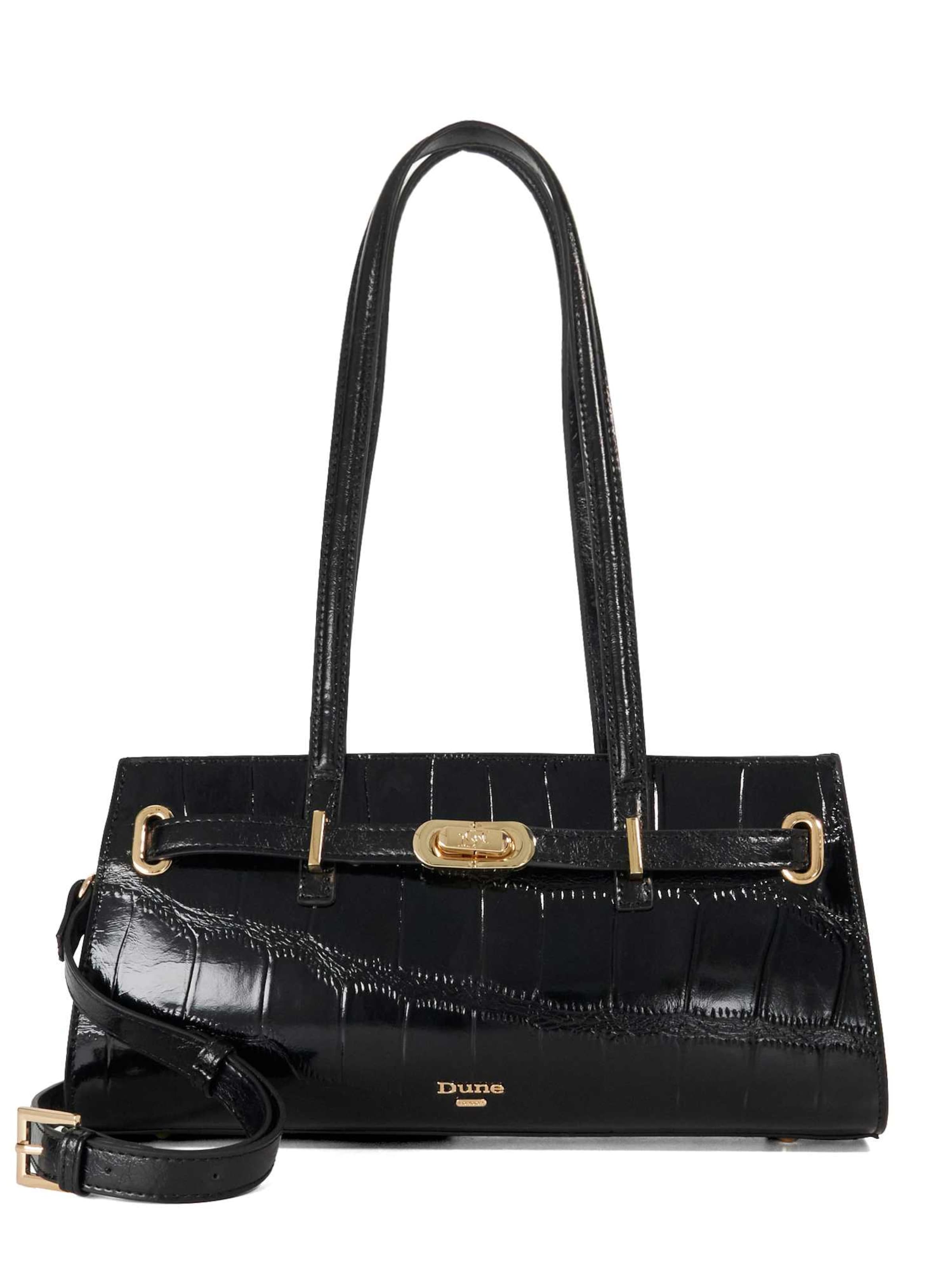 Sac bandoulière 'Depend' Dune LONDON en noir : devant