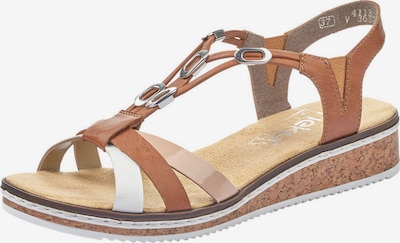 Rieker Sandal i karamell / vit, Produktvy