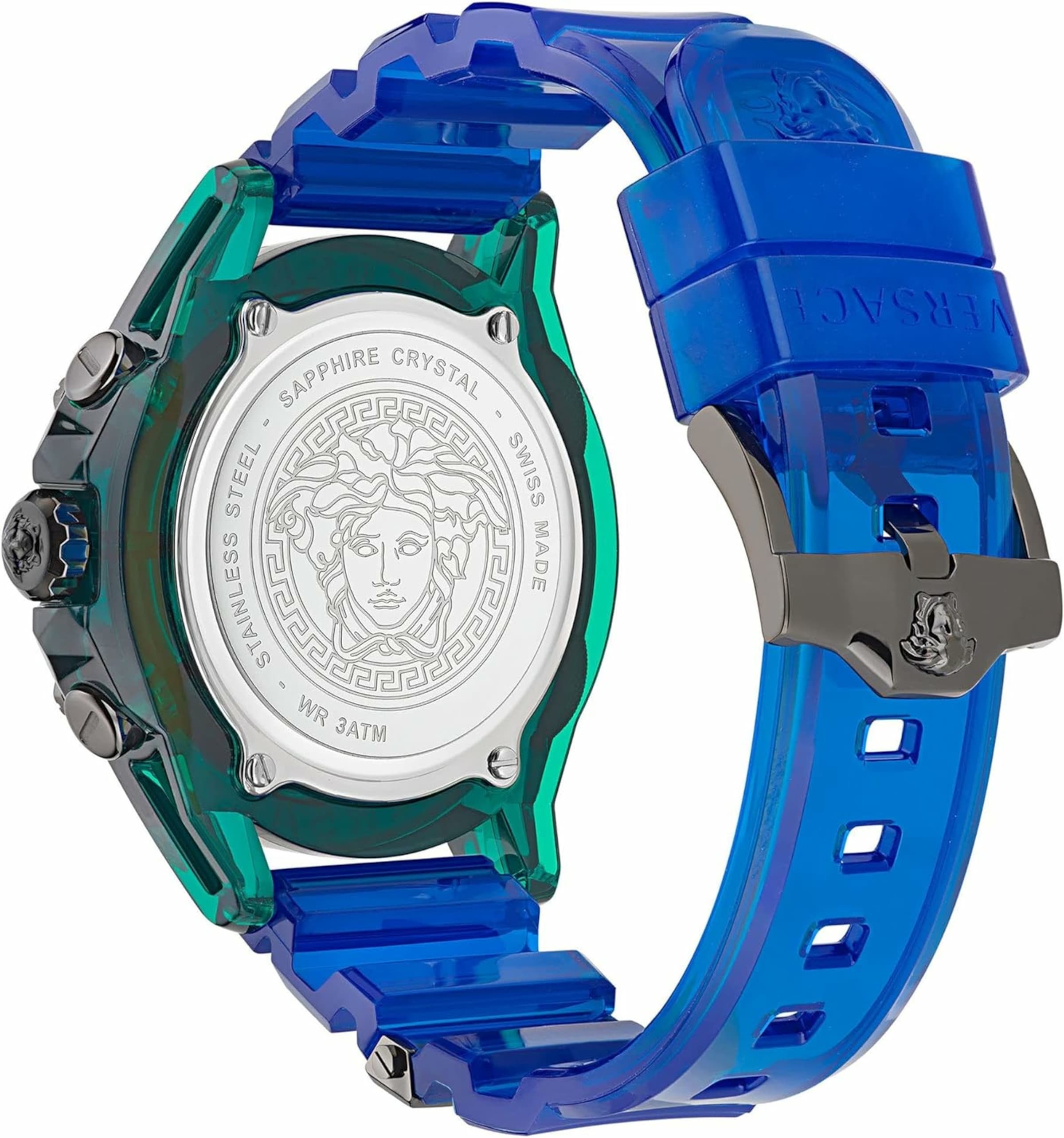 VERSACE Analoguhr 'Icon Active' in Blau