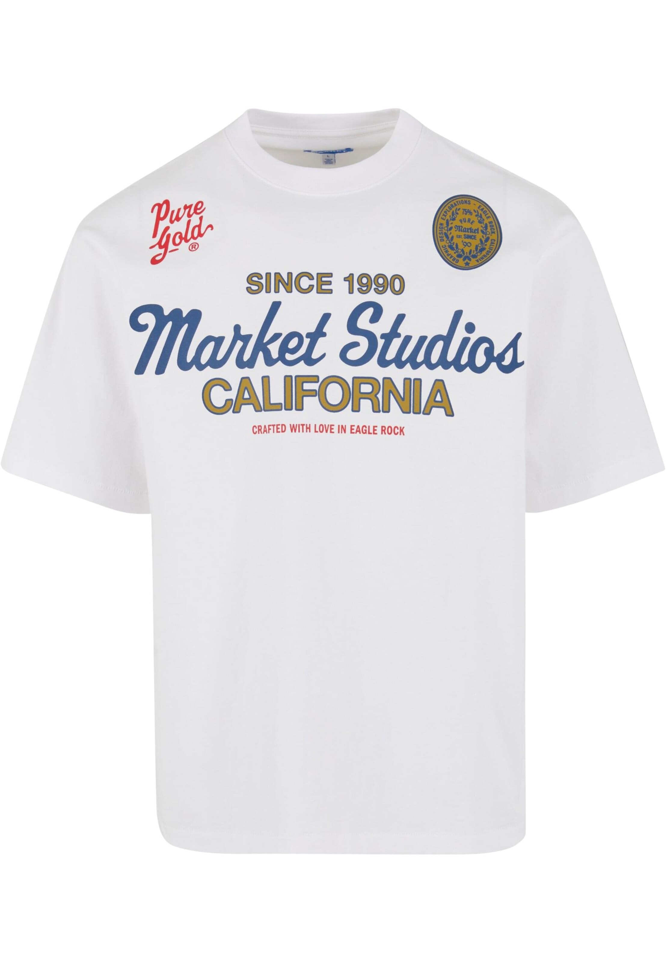 T-Shirt 'Pure Gold' MARKET en blanc : devant