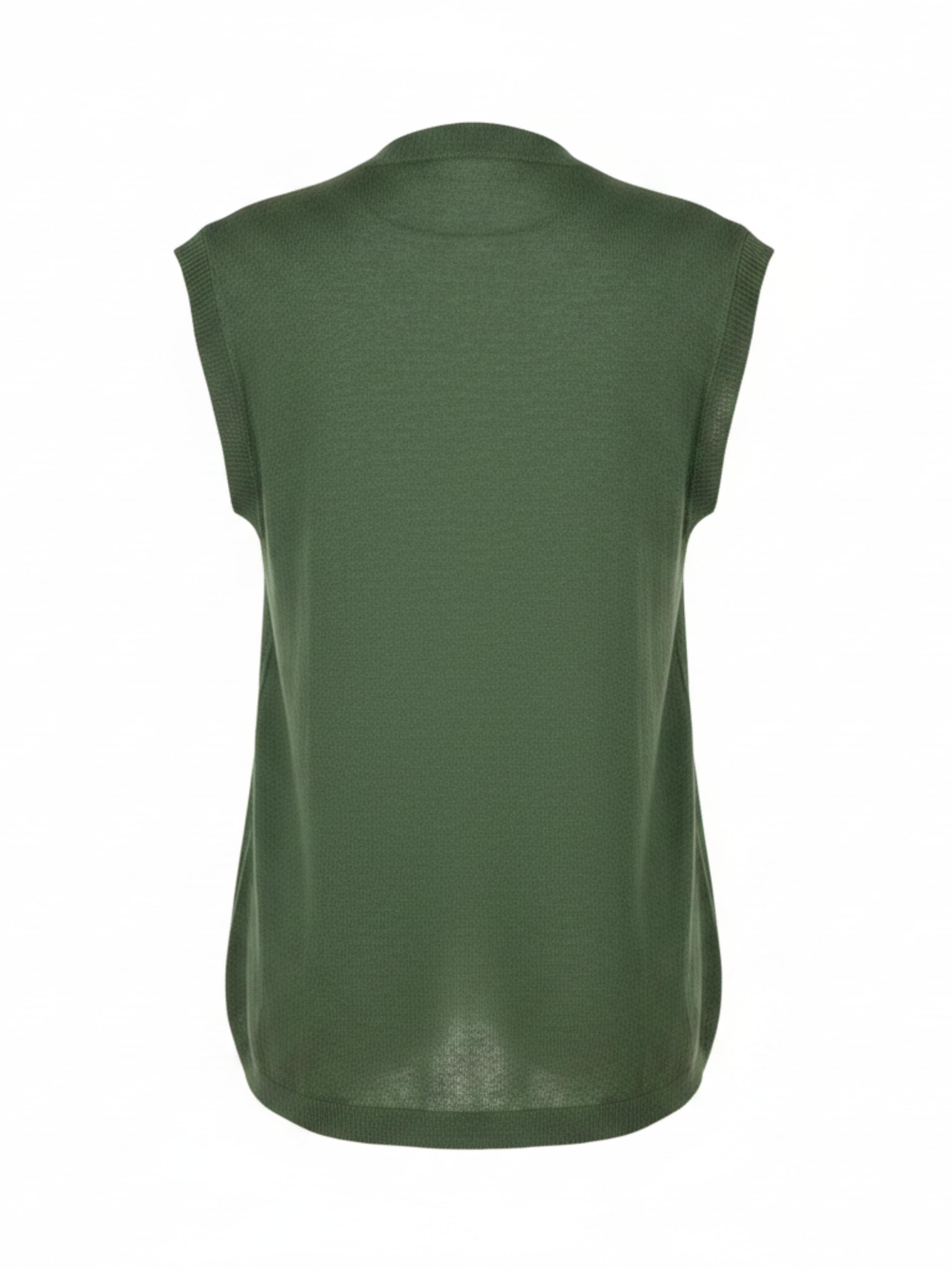 WEARABLE STORIES Trui 'Gilet manou' in Groen