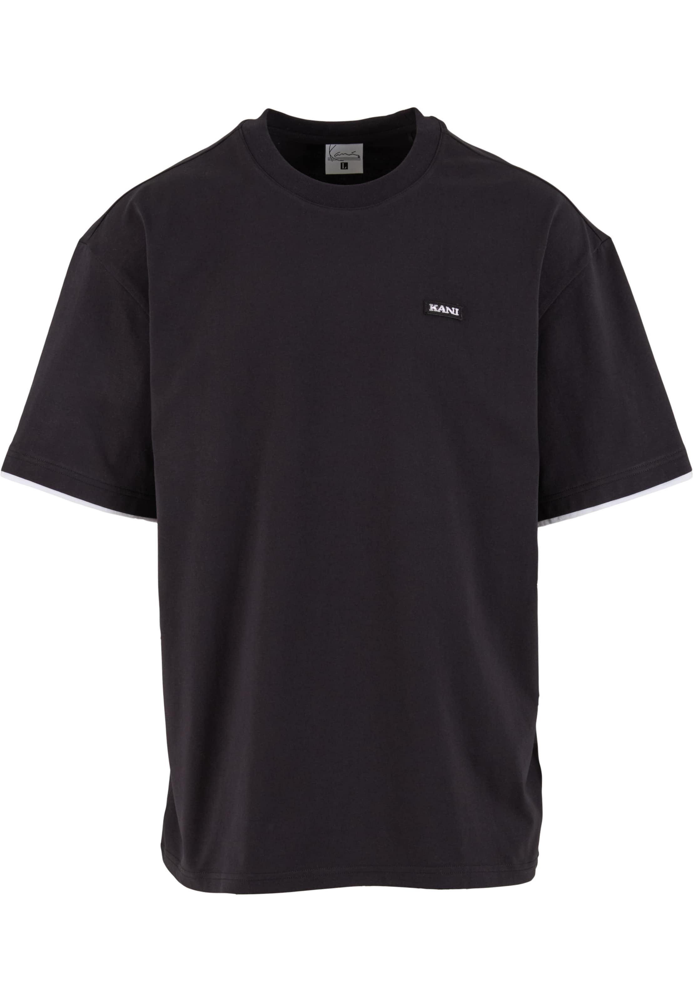 Karl Kani Tričko – černá: přední strana