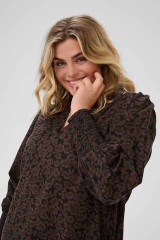Robe 'Bella' KAFFE CURVE en marron