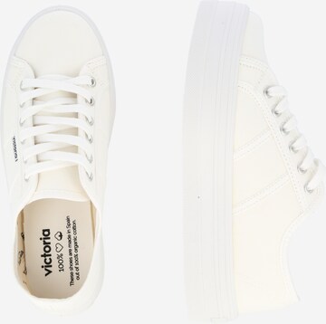 Baskets basses 'Barcelona' VICTORIA en blanc