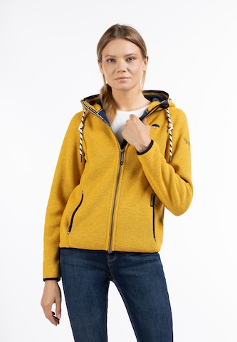 Schmuddelwedda Fleece Jacket in Yellow: front