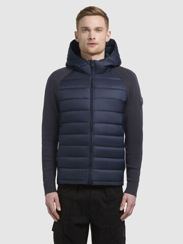 khujo Jacke 'NILON' in Blau: Vorderseite