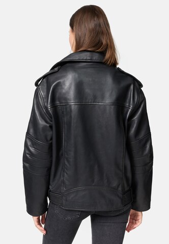 trueprodigy Lederjacke ' Dua ' in Schwarz