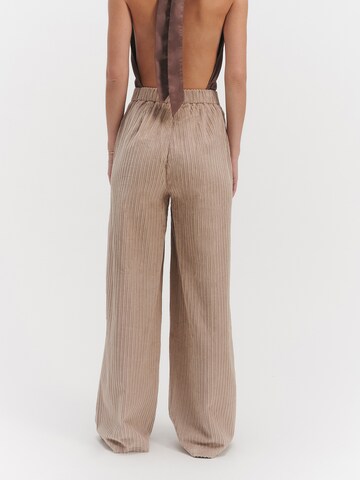 millane Wide leg Pants 'Silke' in Grey