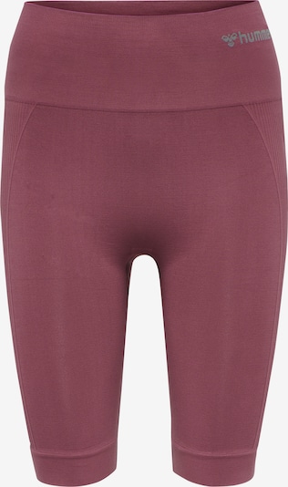 Hummel Sportshorts 'Tif in grau / beere, Produktansicht