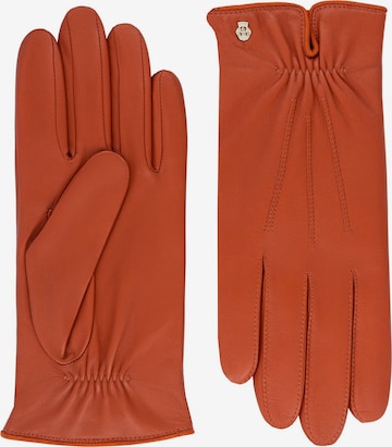 Gants Roeckl en orange : devant