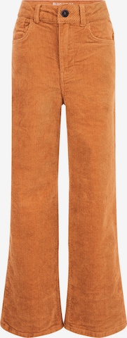 WE Fashion Flared Trousers in Orange: front