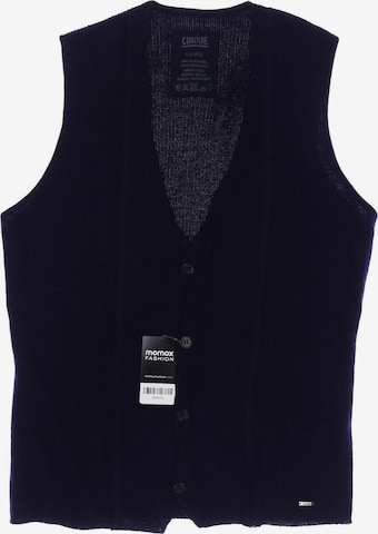 CINQUE Vest in XL in Blue: front