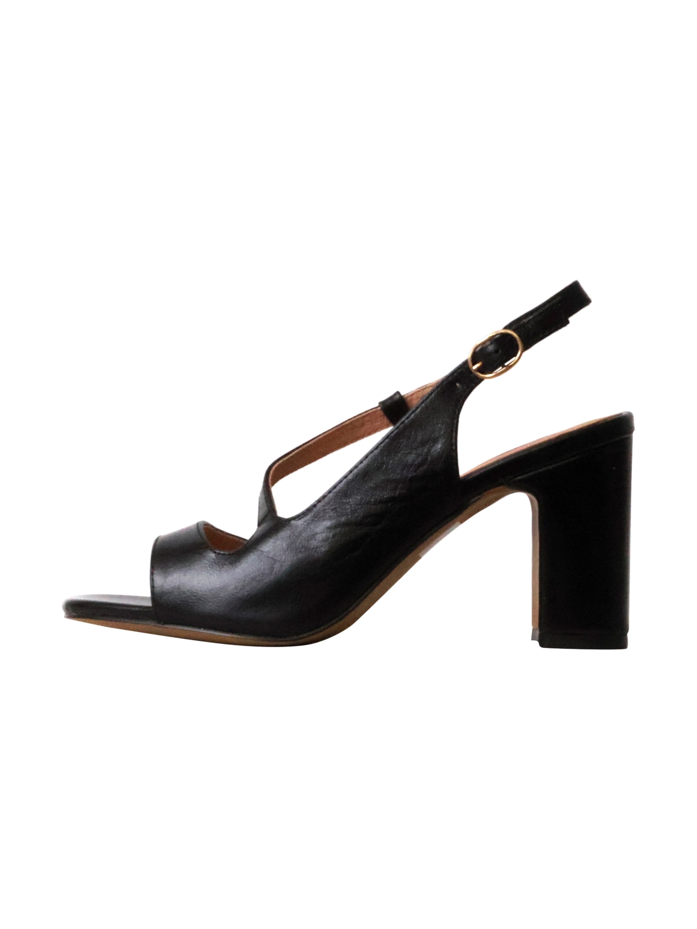 Sandales 'Ledersandalen mit Absatz Suzanna' Emilie Karston en noir