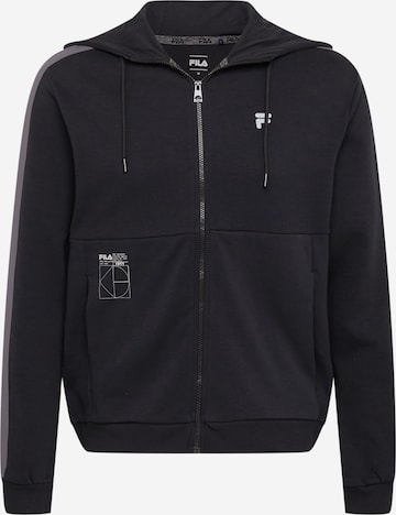 FILA Sportsweatjacke in Schwarz: predná strana