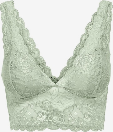 ONLY Bralette Bra in Green: front