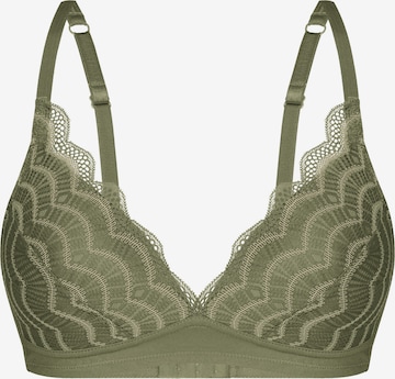 sassa T-shirt Bra 'WINTER MORNING' in Green: front