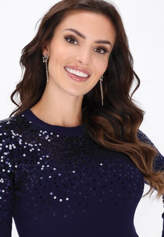 faina - Jersey en azul