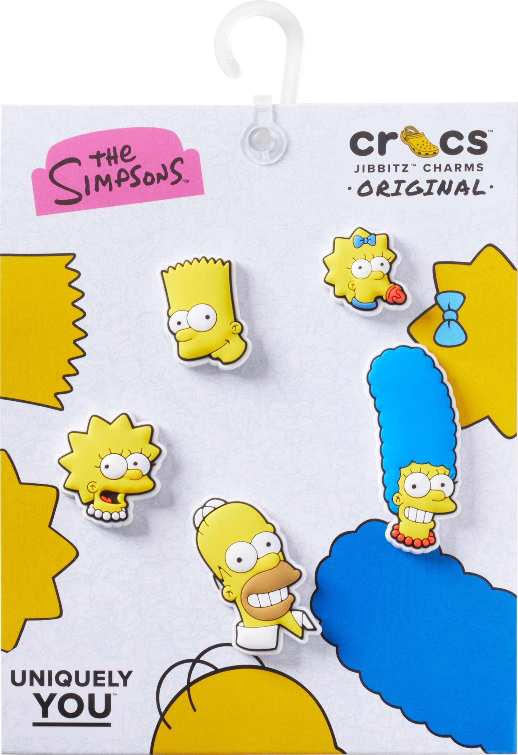 Crocs Shoe Accessories 'The Simpsons' in Yellow