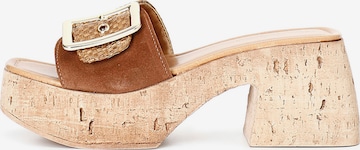 CAFè NOIR Sandaal in Bruin: voorkant