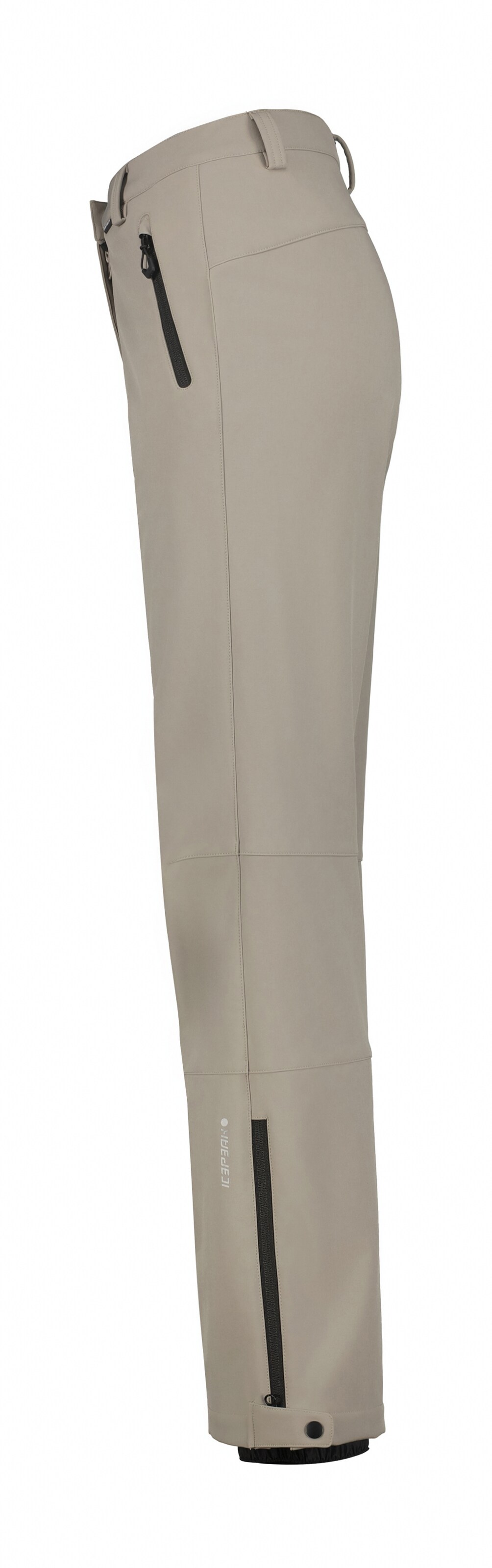 ICEPEAK Regular Workout Pants 'Frechen' in Grey