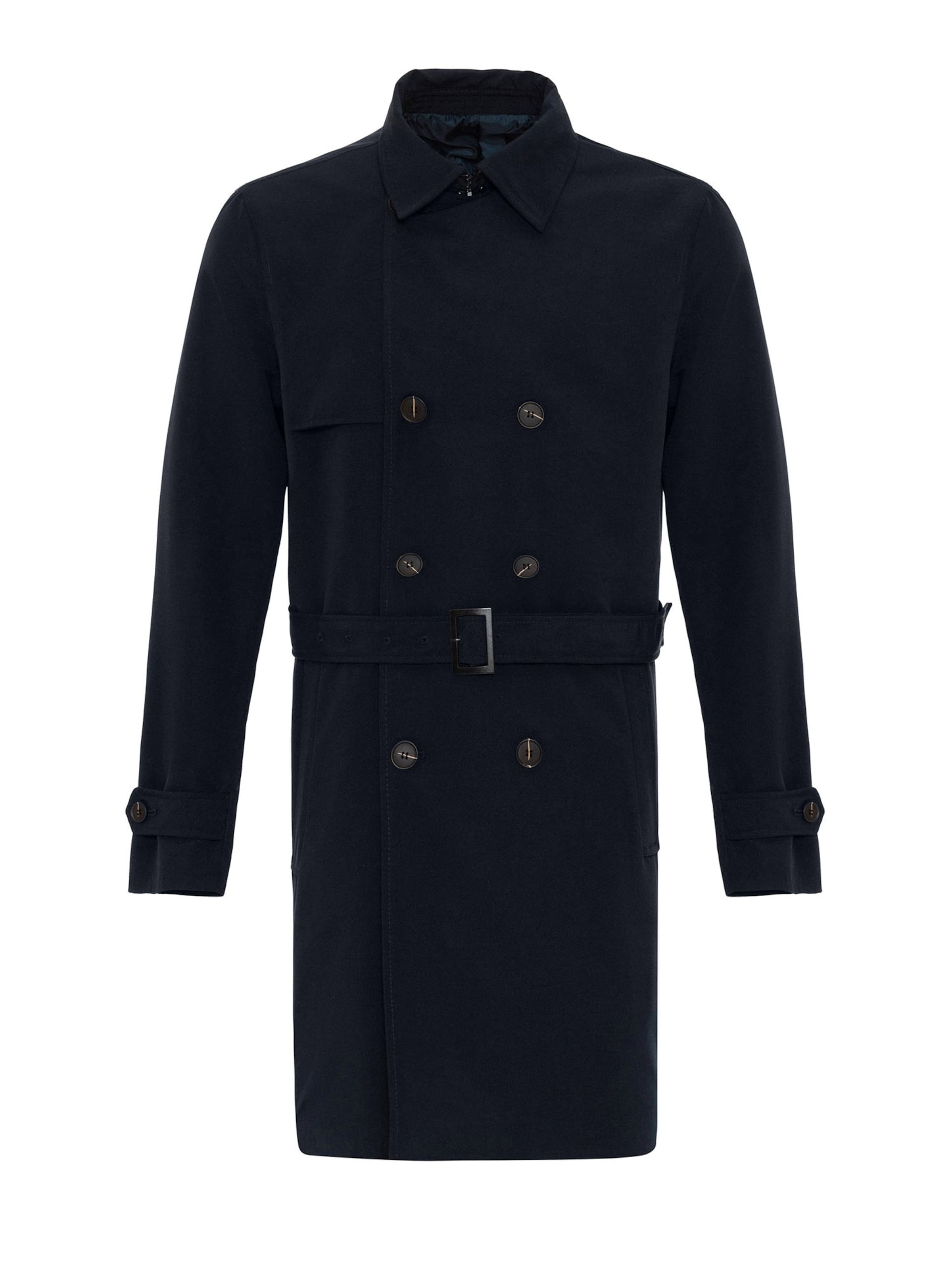 Antioch Övergångsrock i blå: framsida