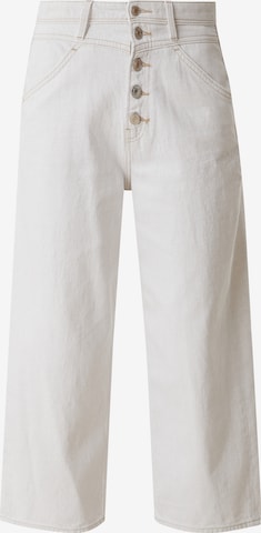 s.Oliver Zvonové kalhoty Džíny – bílá: přední strana