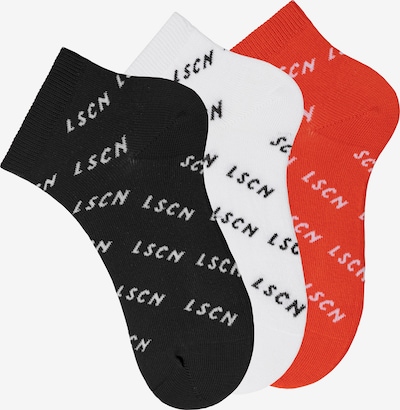 LSCN by LASCANA Socks in Red / Black / White, Item view