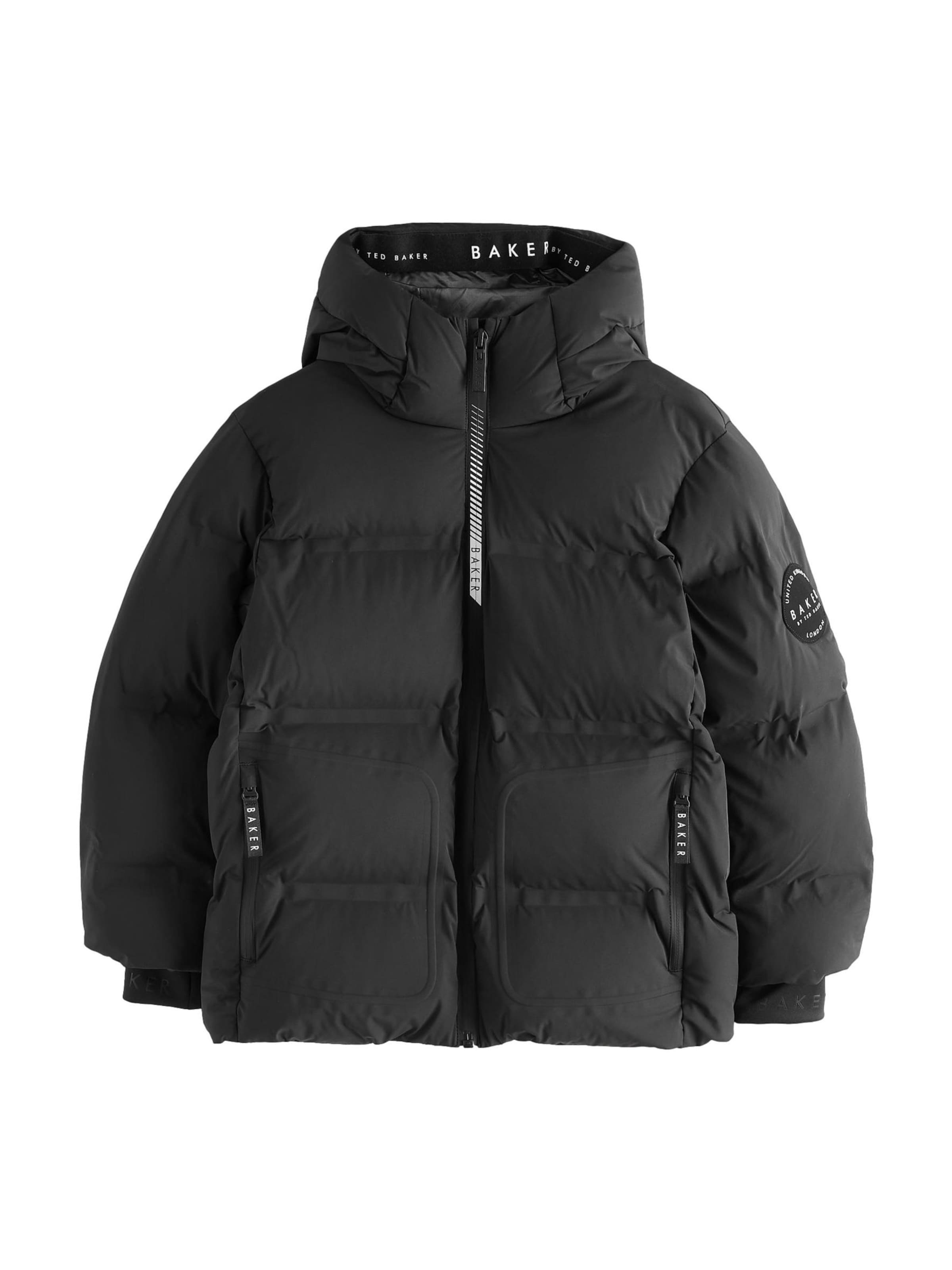 Baker by Ted Baker Mantel in Schwarz: Vorderseite