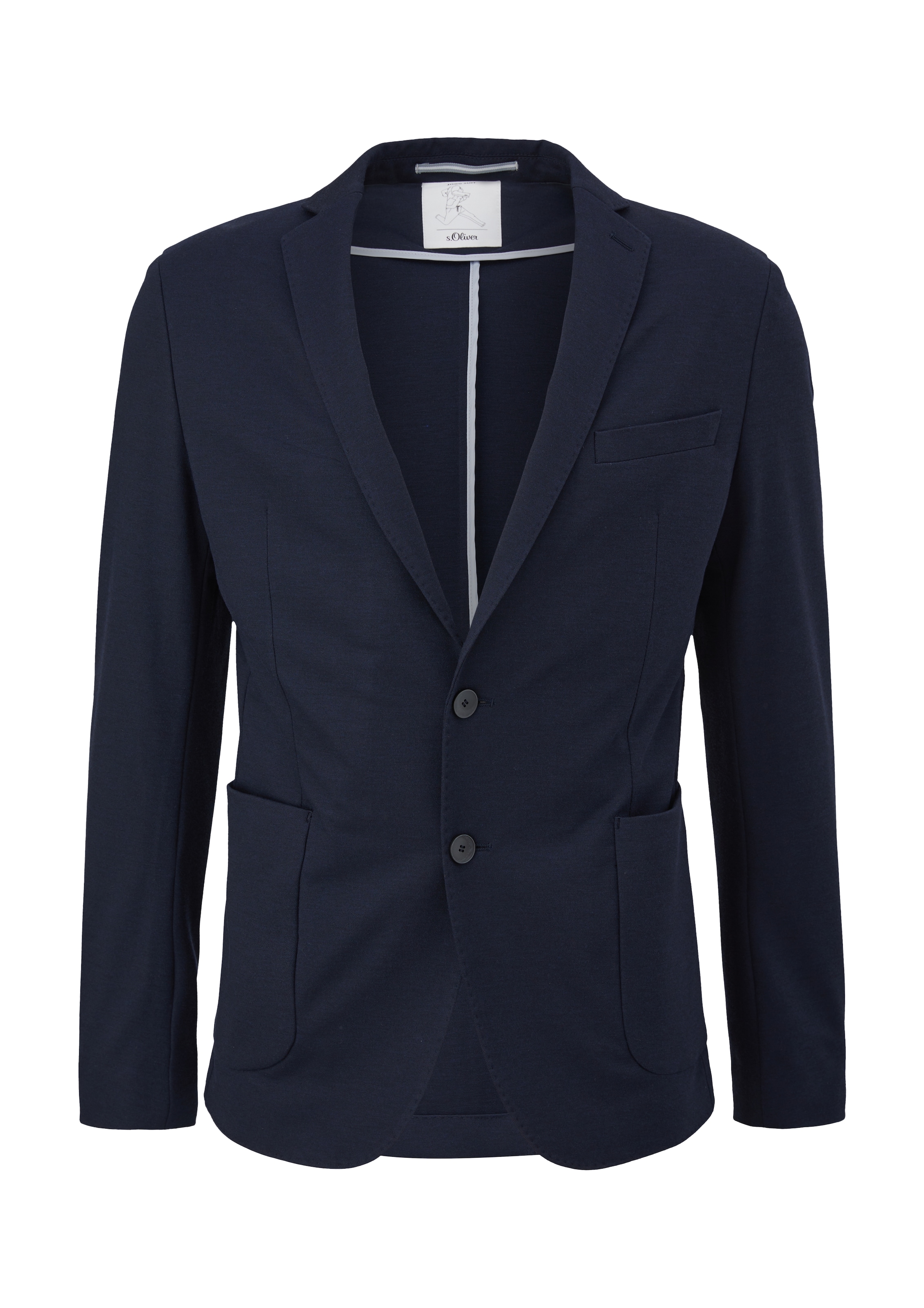 Veste de costume s.Oliver en bleu : devant
