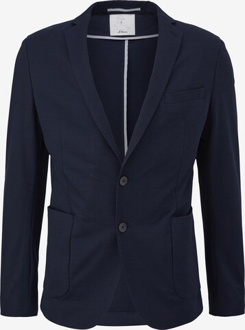 Coupe regular Veste de costume s.Oliver en bleu : devant