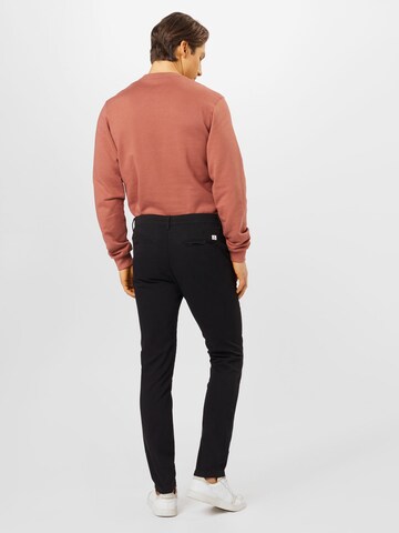 JACK & JONES Normální Chino kalhoty 'Marco Dave' – černá