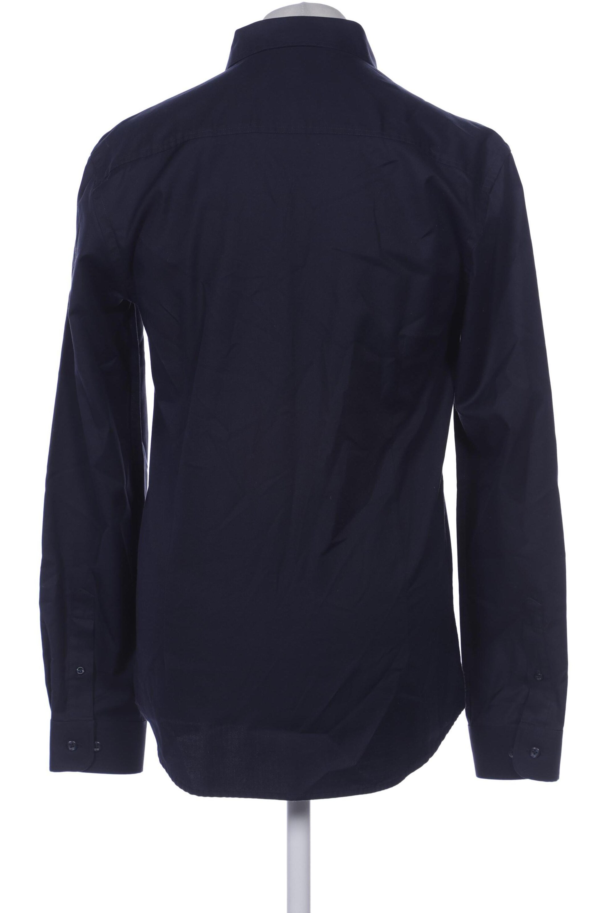 JACK & JONES Button Up Shirt in M in Blue