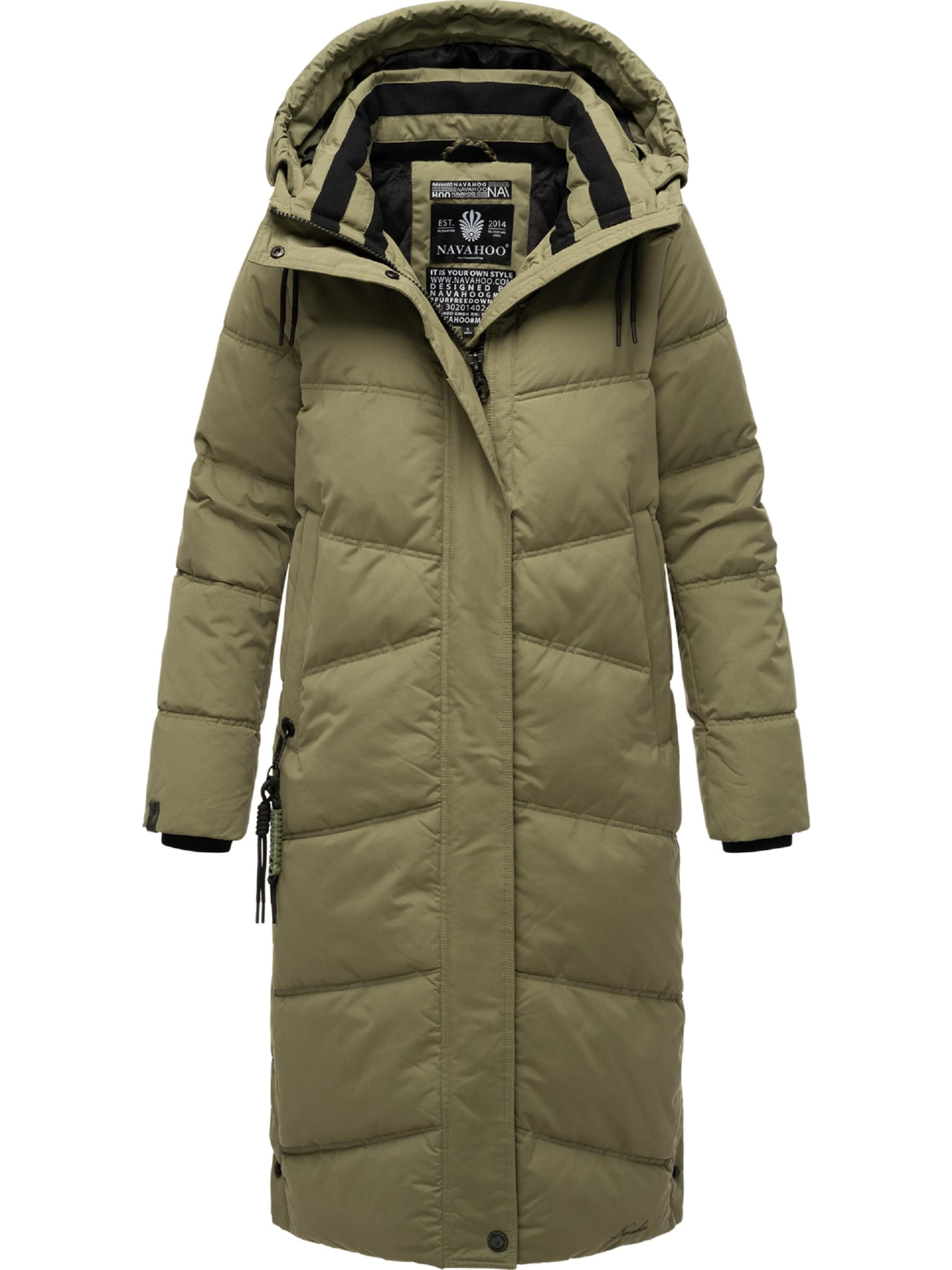 Manteau d’hiver 'Kuschelmausi' NAVAHOO en vert