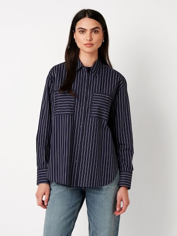 DESOTO Blouse in Blue: front