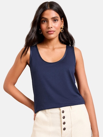 Haut love & roses en bleu : devant