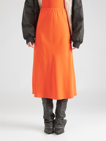 PIECES Skirt 'FRANAN' in Orange: front