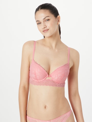 Women' Secret Push-up Bra in Pink: front