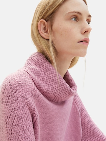 TOM TAILOR Pullover in Pink