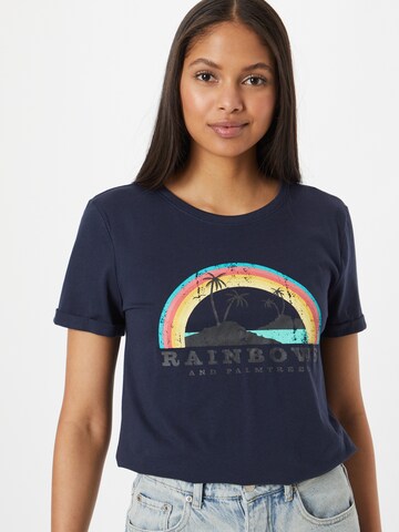 ONLY T-Shirt 'PAMELA' in Blau