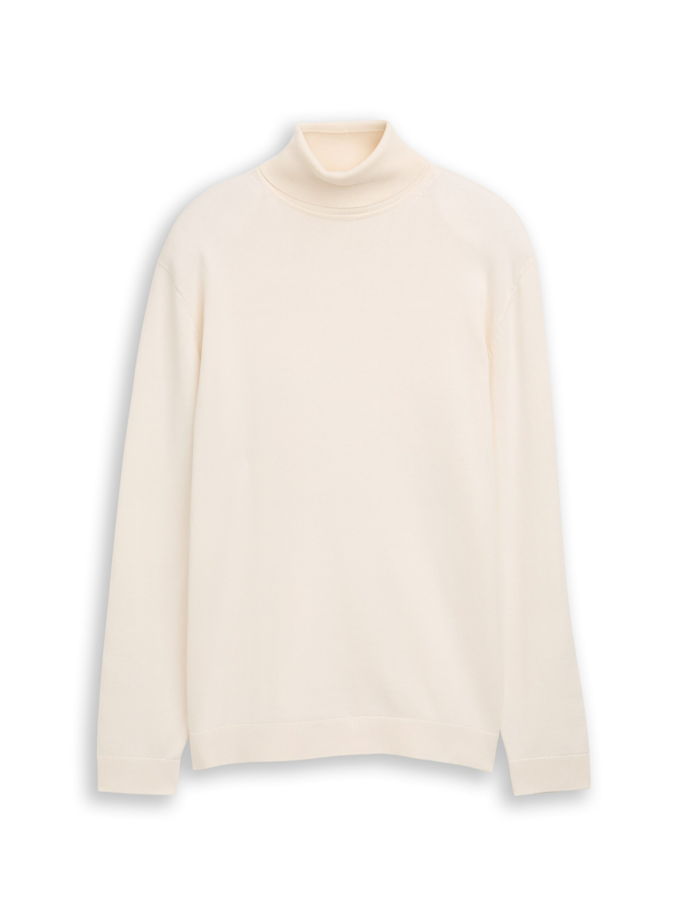 TOM TAILOR Sweater in White: front