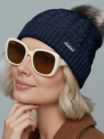 Neverless Mütze '1975' in Blau