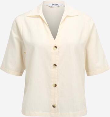 Chemisier Dorothy Perkins Petite en beige : devant