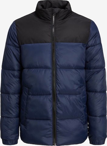 Jack & Jones Junior Winter Jacket in Blue: front