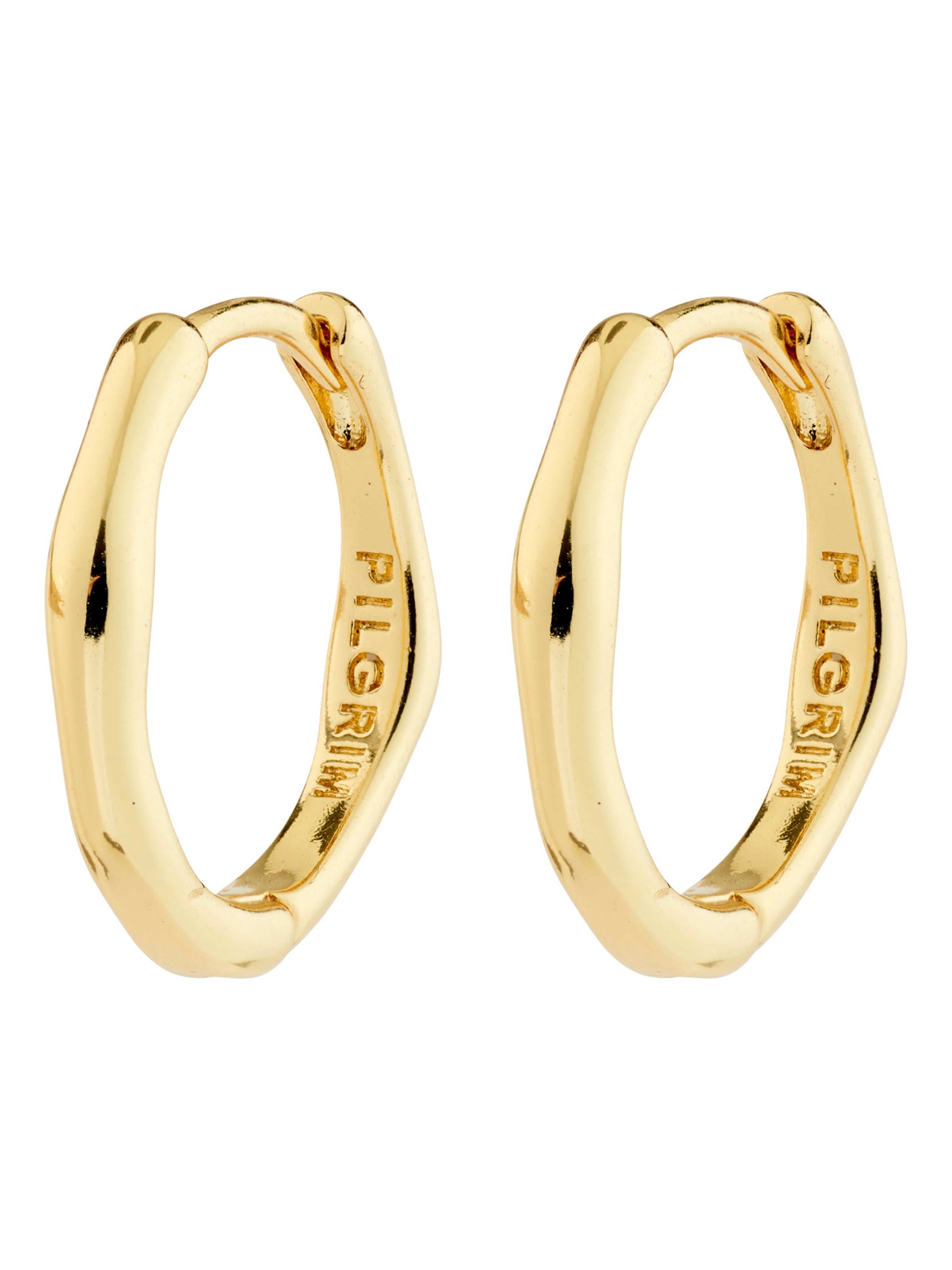 Pilgrim - Pendientes 'NOVA' en oro: frente