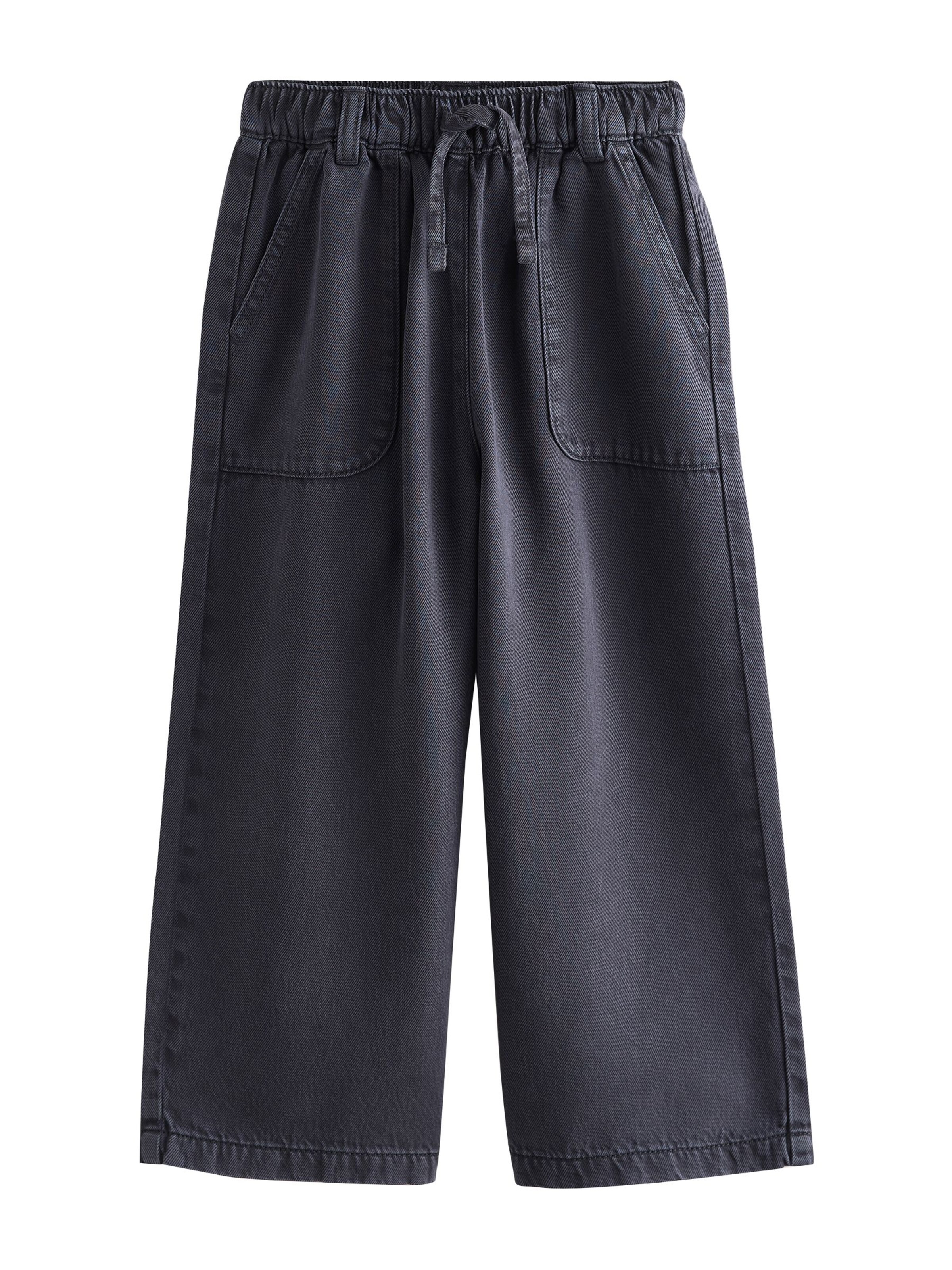 Next Wide Leg Jeans in Grau: Vorderseite