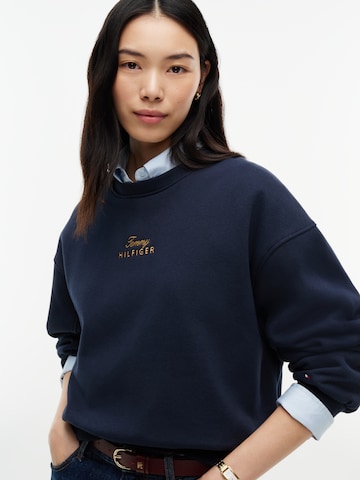 Felpa di TOMMY HILFIGER in blu