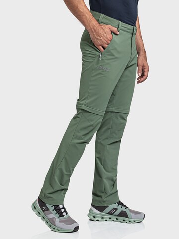 Schöffel Slim fit Outdoor trousers in Green