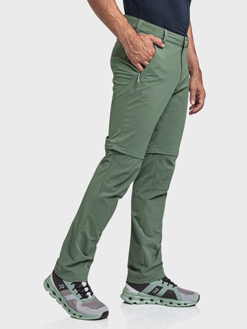 Schöffel Slimfit Outdoorhose in Grün